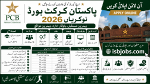 Pakistan Cricket Board Jobs 2026 – Latest PCB Career Opportunities | Apply Online