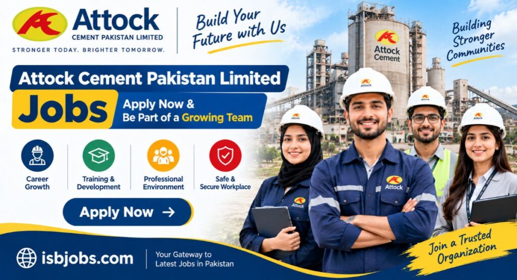 Attock Cement Pakistan Limited Jobs 2026 | Apply Online Latest Vacancies for Male & Female