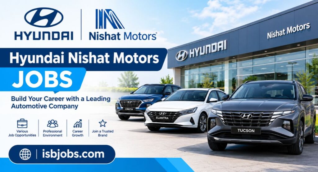 Hyundai Nishat Motors Jobs 2026 – Apply Online for Latest Careers